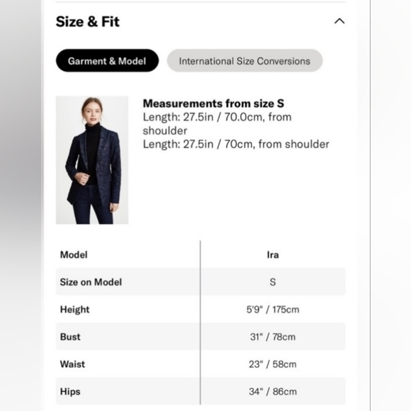 NWOT J Brand Layla Navy Blazer Size S - Picture 12 of 13